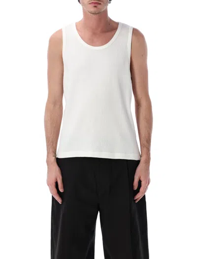 Studio Nicholson Men's Lightweight Sweater - Ss26 Collection In White
