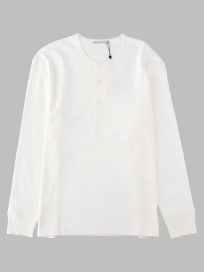 Studio Nicholson Men's Minimal Graphic Tee In White