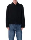 Studio Nicholson Men's Oversized Button-front Jacket In Black