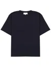 Studio Nicholson Bric T-shirt Blue Regular Fit In Blue