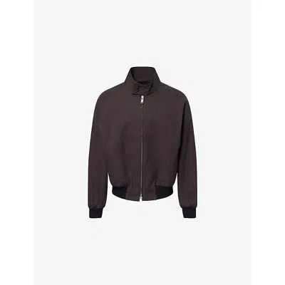 Studio Nicholson Mens Over Cotton-blend Jacket Brown Marl