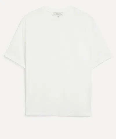 Studio Nicholson Mens Piu Optic White Oversized T-shirt