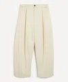 Studio Nicholson Mens Sorte High-waisted Trousers