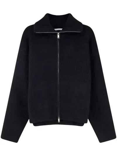 Studio Nicholson Merino Extra-fine Wool Crewneck Sweater In Black