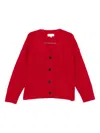 Studio Nicholson Merino Wool Cardigan In Red