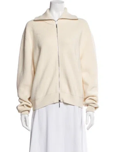 Pre-owned Studio Nicholson Merino Wool Jacket In Neutral