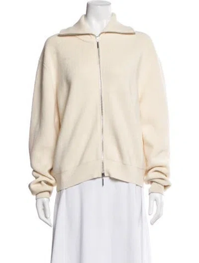 Pre-owned Studio Nicholson Merino Wool Jacket In Neutrals