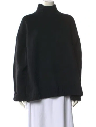 Pre-owned Studio Nicholson Merino Wool Turtleneck Sweater W/ Tags In Black