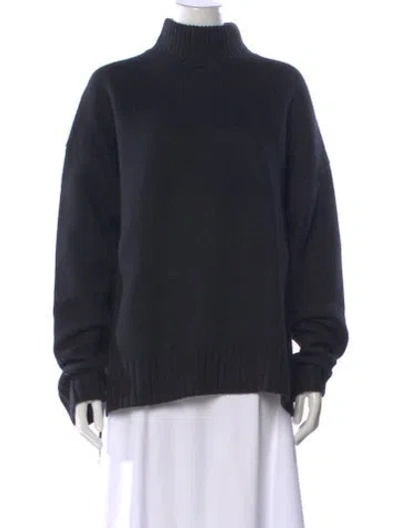 Pre-owned Studio Nicholson Merino Wool Turtleneck Sweater W/ Tags In Blue