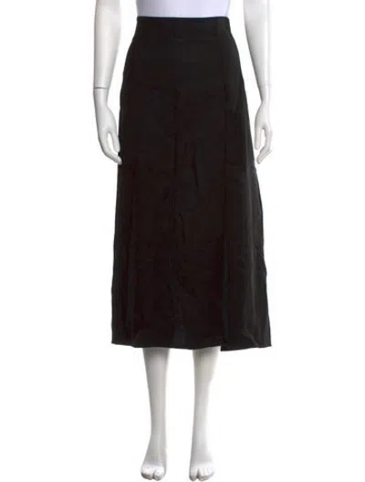 Pre-owned Studio Nicholson Midi Length Skirt In Black