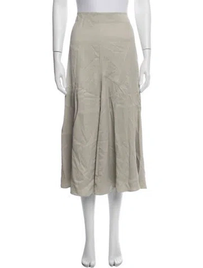 Pre-owned Studio Nicholson Midi Length Skirt In Gray