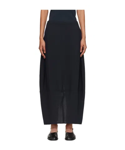 Studio Nicholson Midi Skirt In Black