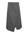 Studio Nicholson Midi Skirt In Black