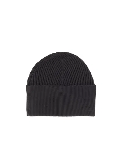 STUDIO NICHOLSON MIKKEL RIBBED-KNIT BEANIE HAT