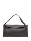Studio Nicholson Mini Folded Shoulder Bag With Unique Paint Texture In Black