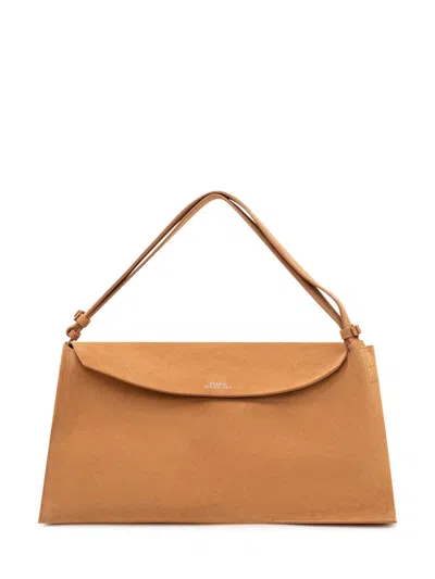 Studio Nicholson Mini Paint Tote Shoulder Bag In Cuoio