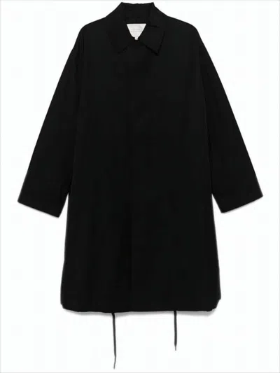 Studio Nicholson Minimalist Black Coat