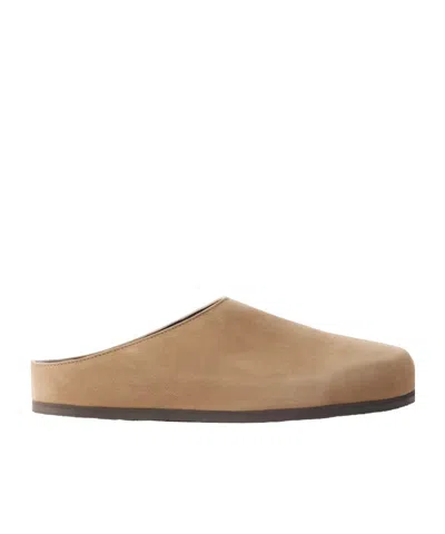 Studio Nicholson Minimalist Leather Flats In Brown