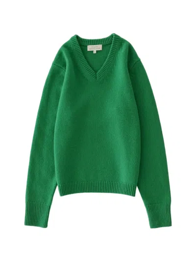 Studio Nicholson Miska Pullover In Green