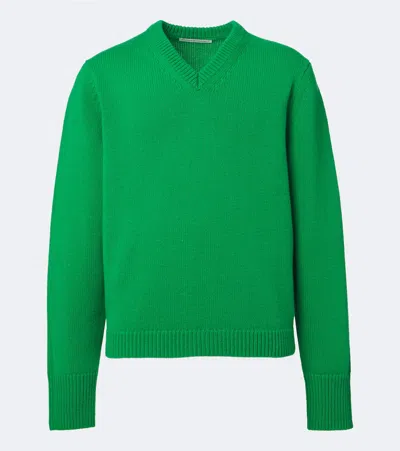 Studio Nicholson Miska V-neck Sweater In Gray