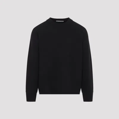 Studio Nicholson Moray Cashmere Double Sweatshirt In Black