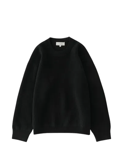 Studio Nicholson Moray Crew-neck Sweater In Black