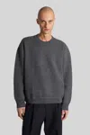 Studio Nicholson Moray Sn-1494 Knitwear In Grey Cashmere In Gray