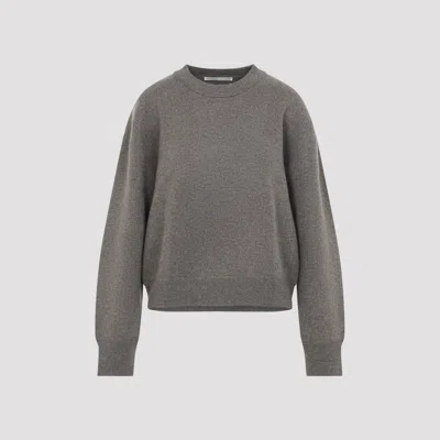 Studio Nicholson Morina Cashmere Wool Crew Neck Jumper In Gray