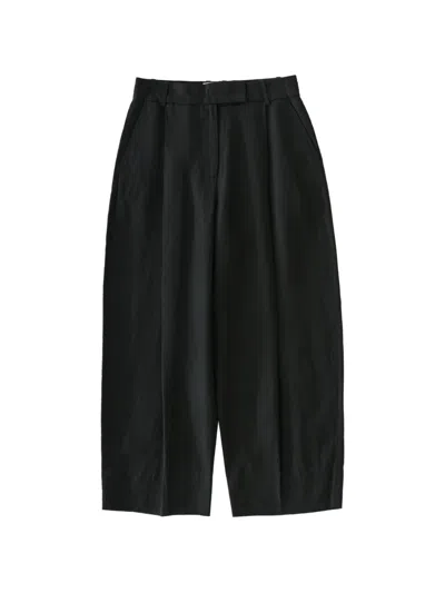 Studio Nicholson Nasser Pleated Trousers In Black