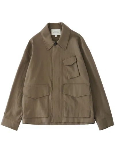 Studio Nicholson Nate Jacket In Green