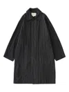 Studio Nicholson Navy Blue Nevis Coat