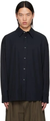 STUDIO NICHOLSON NAVY CLOUD SHIRT