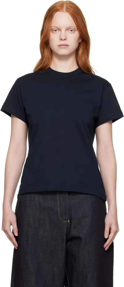 Studio Nicholson Navy Marine T-shirt In Blue