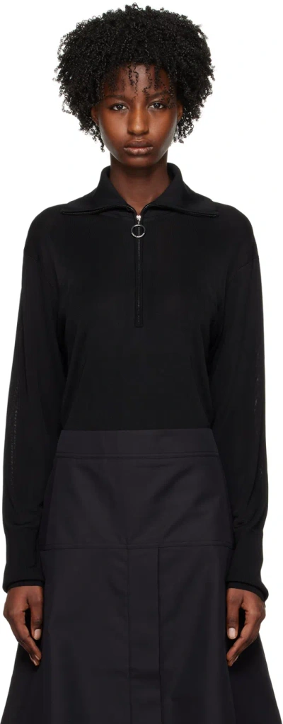 Studio Nicholson Navy Naeba Sweater In Darkest Navy