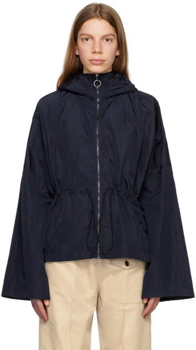 Studio Nicholson Navy Paz Jacket In Darkest Navy