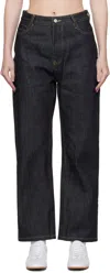 Studio Nicholson Straight-leg Cropped Jeans In Purple