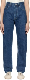 Studio Nicholson Navy Tiago Jeans In Indigo