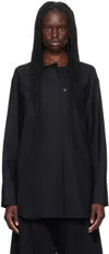 Studio Nicholson Navy Wilton Shirt In Darkest Navy