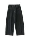 Studio Nicholson Neive Italian Denim Pant Black In Black