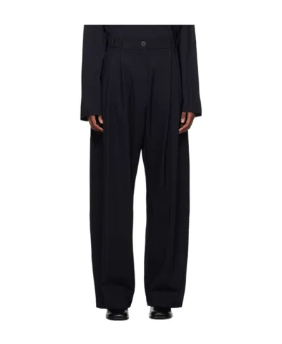 Studio Nicholson Nika Wide-leg Trousers In Black