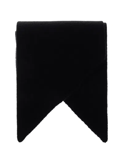 Studio Nicholson Noack Wool-cashmere Scarf In Black