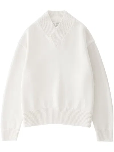 Studio Nicholson Nohwe Sweater In White