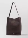 Studio Nicholson "ns" Open Top Suede Tote Bag With Shoulder Strap