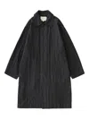 Studio Nicholson Navy Blue Nevis Coat