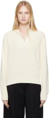 Studio Nicholson Off-white Chesapeake Polo In Parchment