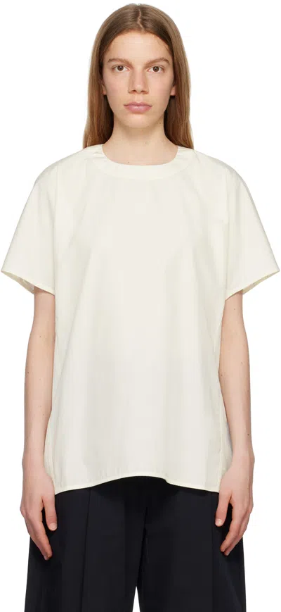 Studio Nicholson Off-white Kerala T-shirt In Parchment