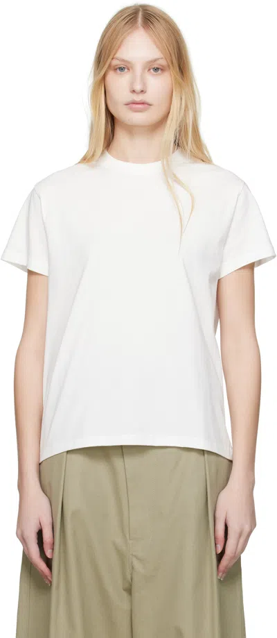 Studio Nicholson Off-white Marine T-shirt In Off White