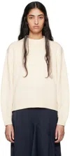 Studio Nicholson Off-white Paola Sweater In Parchment