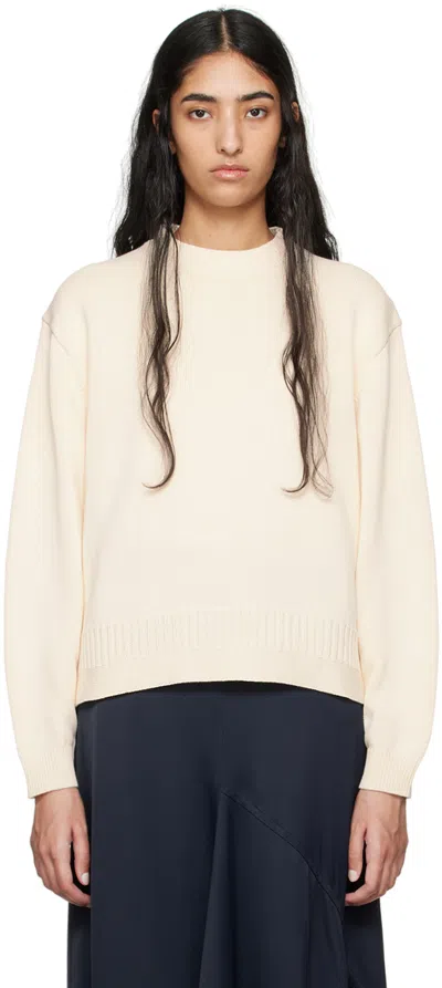 Studio Nicholson Off-white Paola Sweater In Parchment