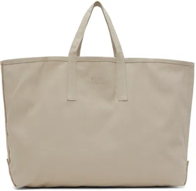 Studio Nicholson Off-white Standard Tote In Dove